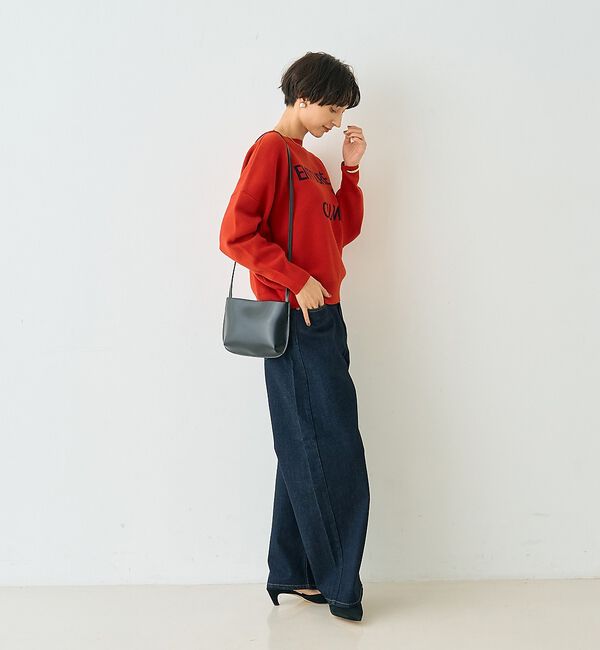 Rouge vif「【RED CARD/レッドカード】Montana カーブバギーデニム」|デニム|