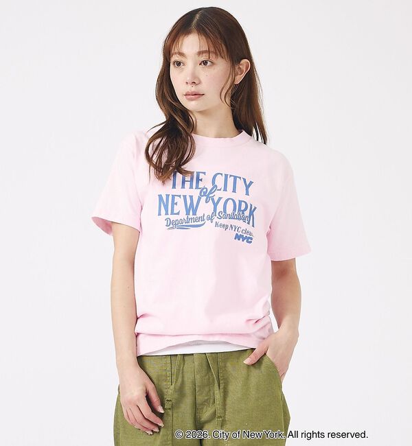 Rouge vif「【GOOD ROCK SPEED / グッドロックスピード】NYC T-Shir」|Tシャツ・カットソー|ピンク