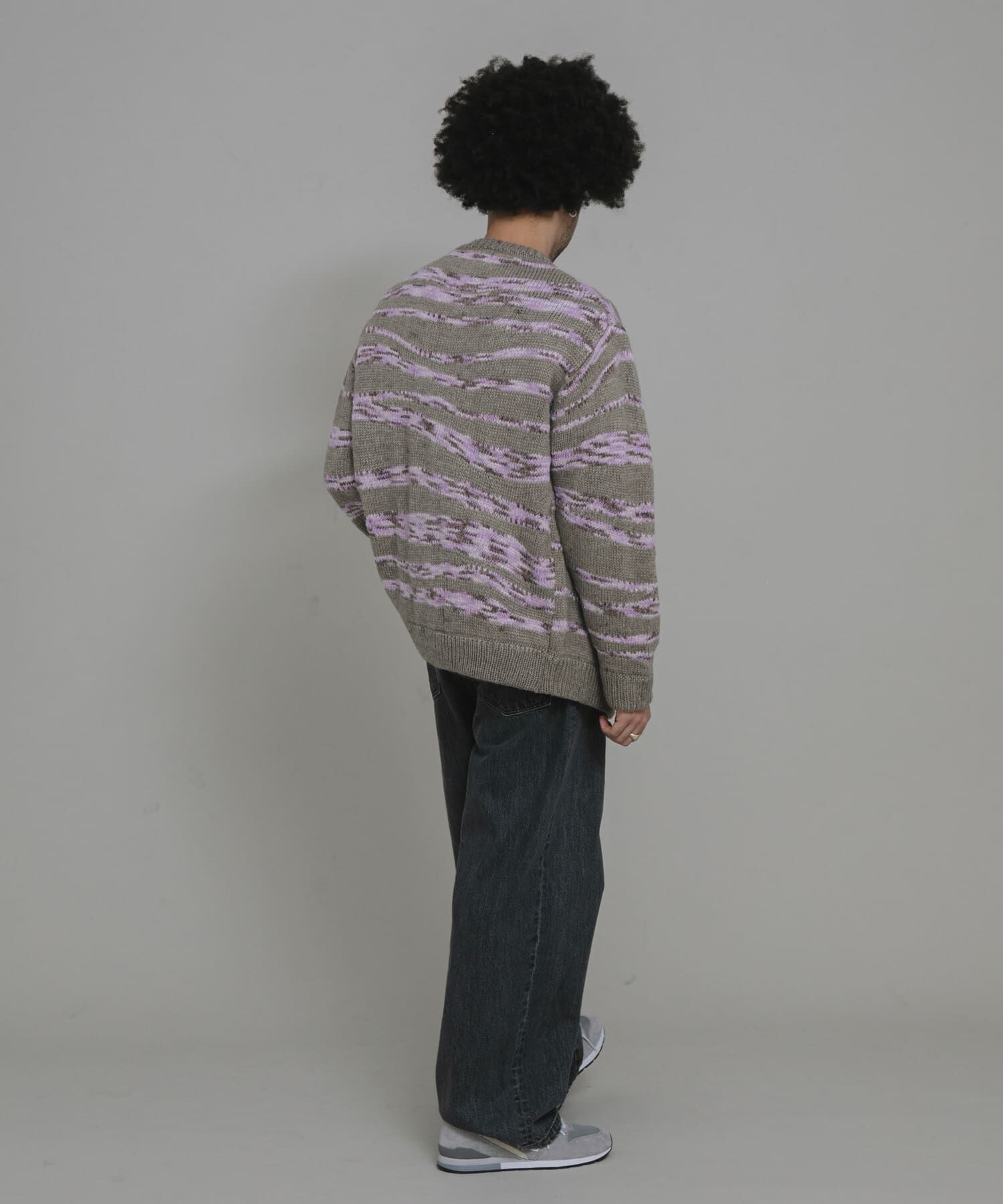 Sonny Label 「ウール混スペースダイニットカーディガン」|カーディガン|