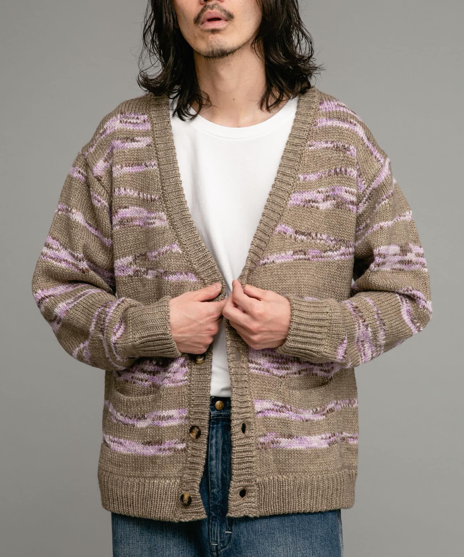 Sonny Label 「ウール混スペースダイニットカーディガン」|カーディガン|