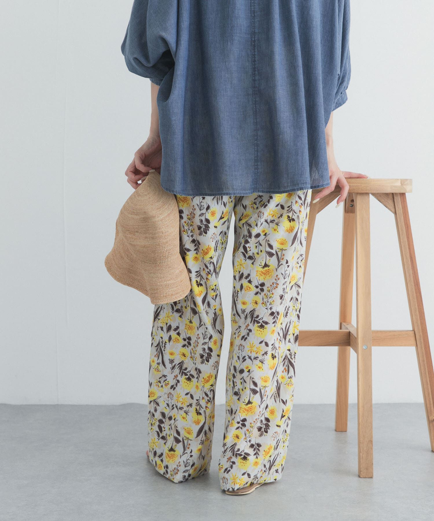 URBAN RESEARCH DOORS「『WEB/一部店舗限定カラー』フラワープリントイージーパンツ」|その他|