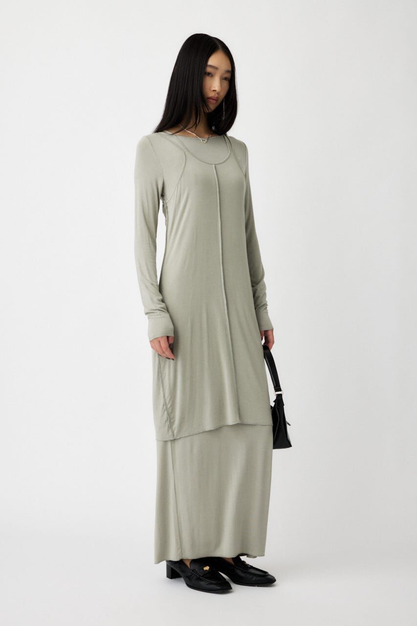 MOUSSY「LAYER CUTドレス」|ワンピース|