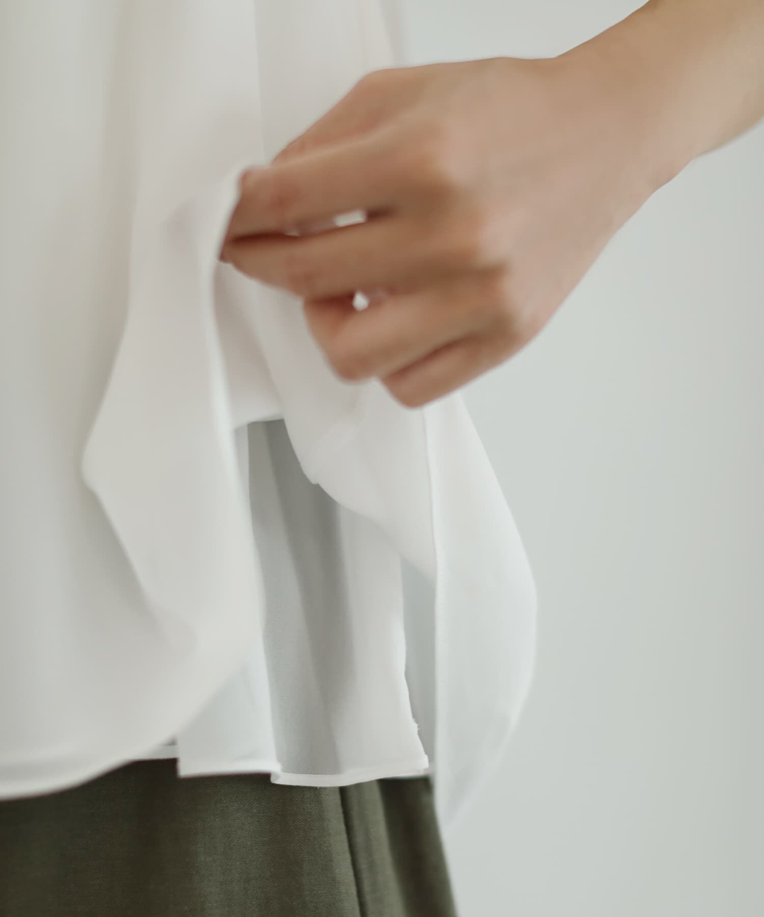 STYLE DELI「V開きノースリーブブラウス」|ベスト・ジレ|
