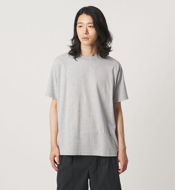 UNITED ARROWS「SARROWS/サローズ オーガニックコットン クルーネック Tシャツ」|Tシャツ・カットソー|MD.GRAY