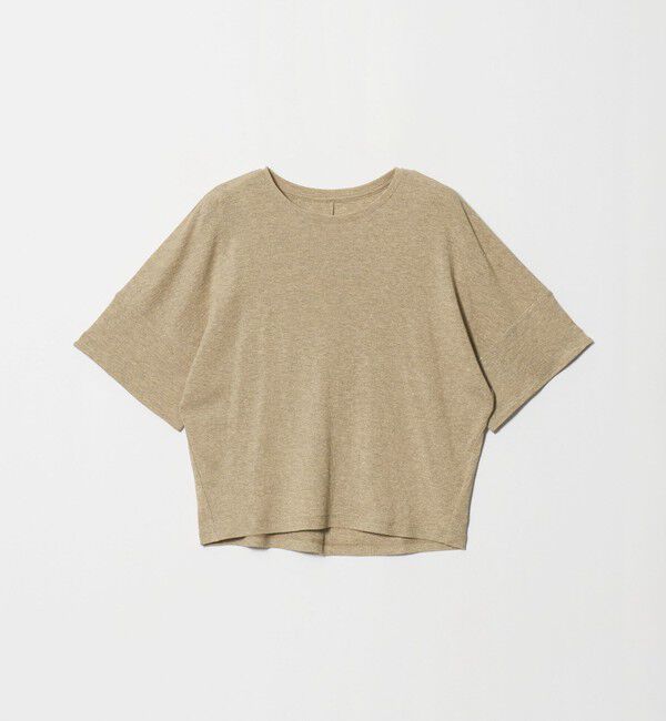 UNITED ARROWS green label relaxing「シャイニーラメ ショートスリーブ カットソー」|Tシャツ・カットソー|BEIGE