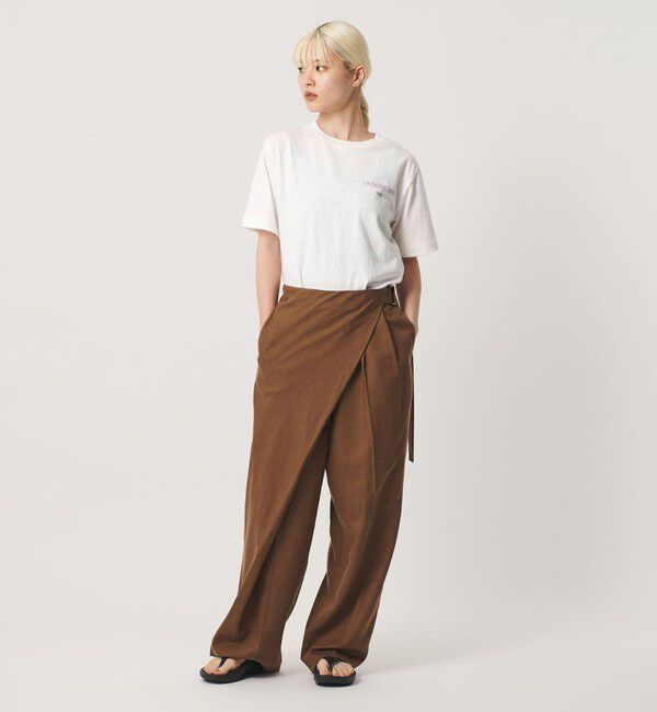 BEAUTY&YOUTH UNITED ARROWS「＜Americana＞ロゴ プリント Tシャツ」|Tシャツ・カットソー|