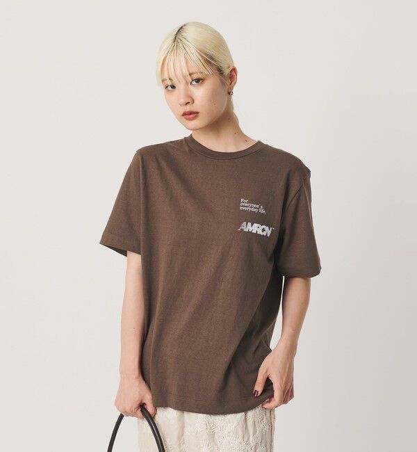 BEAUTY&YOUTH UNITED ARROWS「＜Americana＞ロゴ プリント Tシャツ」|Tシャツ・カットソー|
