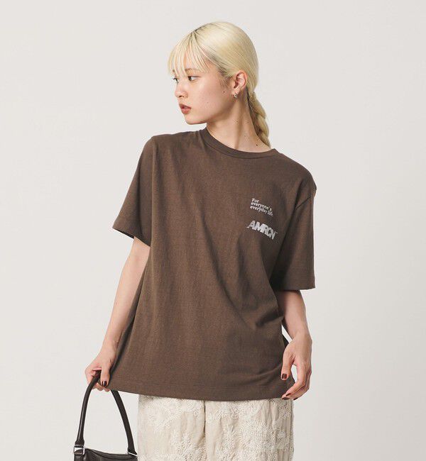 BEAUTY&YOUTH UNITED ARROWS「＜Americana＞ロゴ プリント Tシャツ」|Tシャツ・カットソー|
