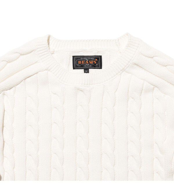 BEAMS PLUS「Crew Cable」|ニット・セーター|