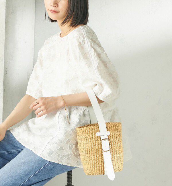 SHIPS for women「ワンハンドル かご バッグ」|かごバッグ|