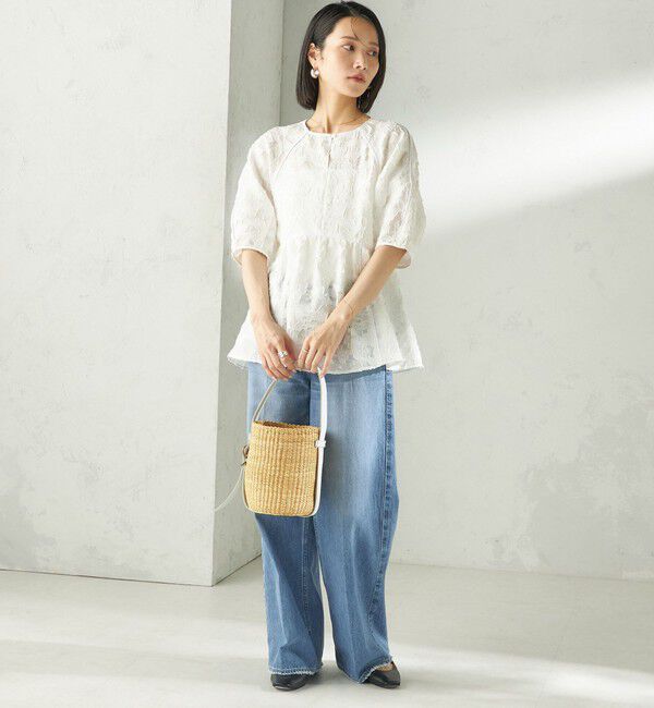 SHIPS for women「ワンハンドル かご バッグ」|かごバッグ|