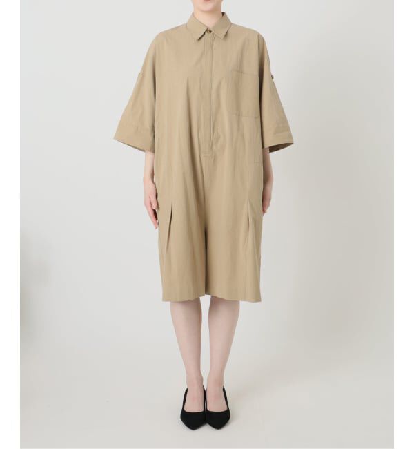 SLOBE IENA「《接触冷感》HTウェザールーズバミューダサロペ」|オールインワン|