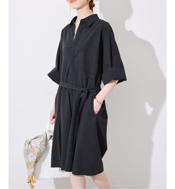 SLOBE IENA「《接触冷感》HTウェザールーズバミューダサロペ」|オールインワン|