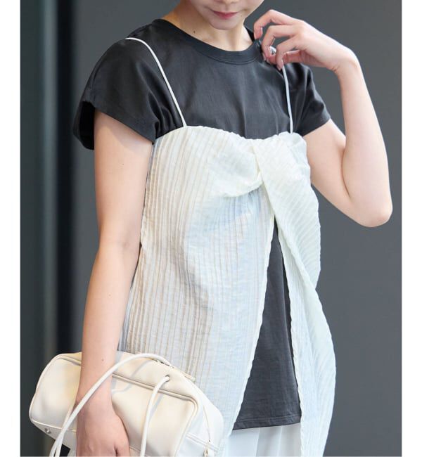 IENA「《新色あり/追加8》ラウンドテールプルオーバー」|Tシャツ・カットソー|ブラック