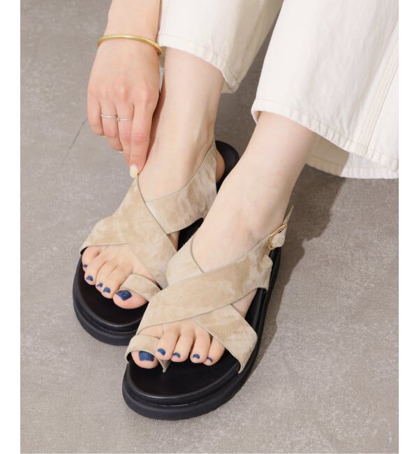JOURNAL STANDARD relume「【REMME/レメ】クロスストラップサンダル」|サンダル|ベージュ