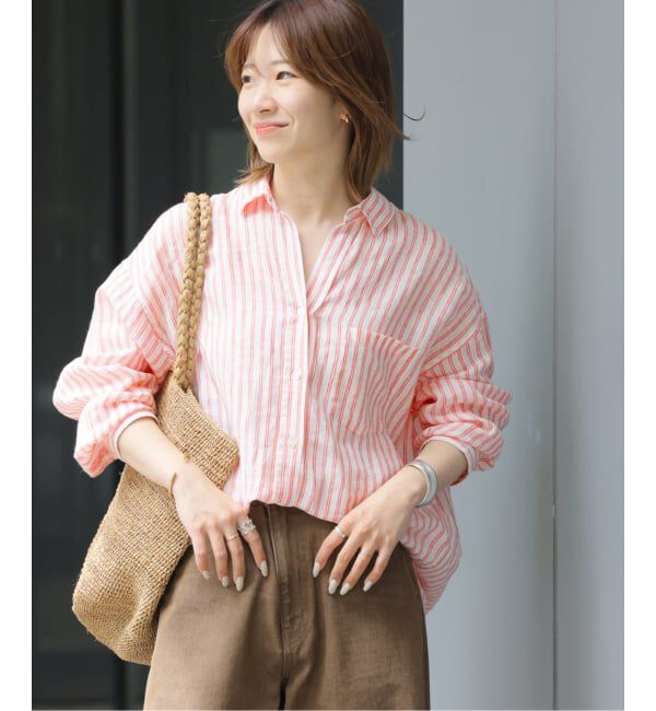 JOURNAL STANDARD relume「No.66フレンチリネンビッグスキッパー」|シャツ・ブラウス|