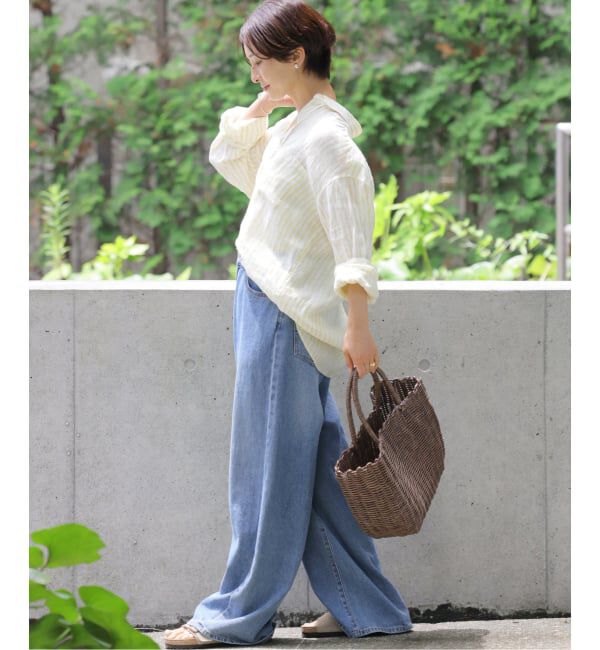 JOURNAL STANDARD relume「No.66フレンチリネンビッグスキッパー」|シャツ・ブラウス|