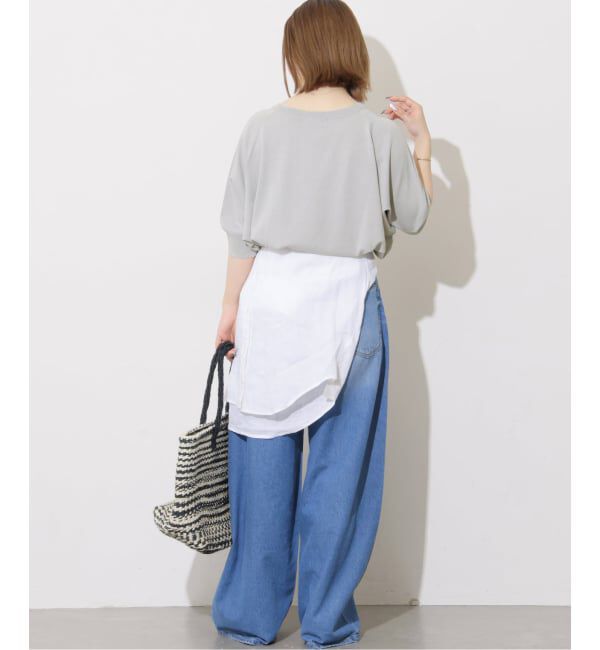 JOURNAL STANDARD relume「《WEB限定追加》接触冷感 / ウォッシャブルクールドルマンプルオーバー」|ニット・セーター|