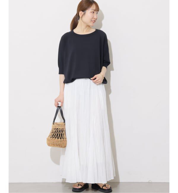 JOURNAL STANDARD relume「《WEB限定追加》接触冷感 / ウォッシャブルクールドルマンプルオーバー」|ニット・セーター|