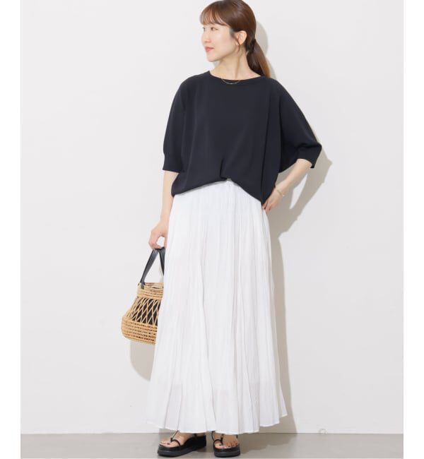 JOURNAL STANDARD relume「《WEB限定追加》接触冷感 / ウォッシャブルクールドルマンプルオーバー」|ニット・セーター|