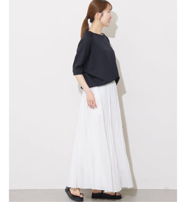 JOURNAL STANDARD relume「《WEB限定追加》接触冷感 / ウォッシャブルクールドルマンプルオーバー」|ニット・セーター|