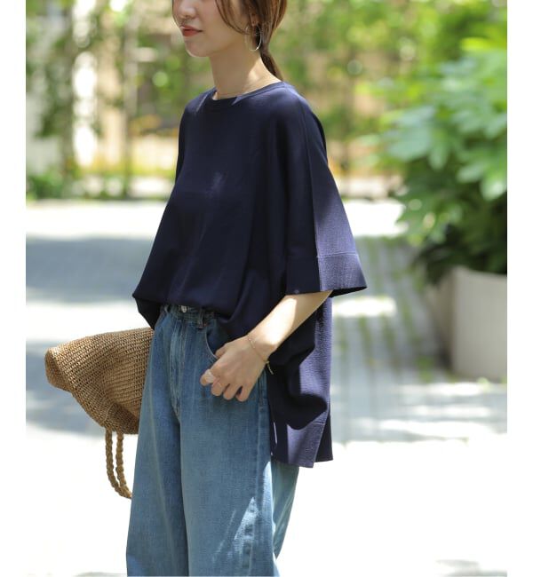 JOURNAL STANDARD relume「《一部WEB限定追加7 / 新色》接触冷感/ウォッシャブルクールポンチョプルオーバー」|ニット・セーター|
