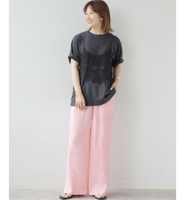 JOURNAL STANDARD relume「《追加8》麻スリットイージーパンツ」|その他|