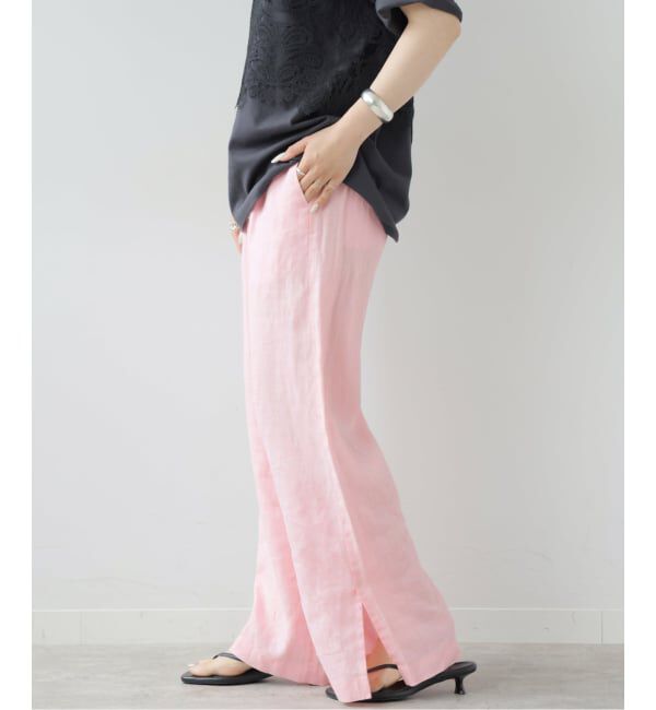 JOURNAL STANDARD relume「《追加8》麻スリットイージーパンツ」|その他|