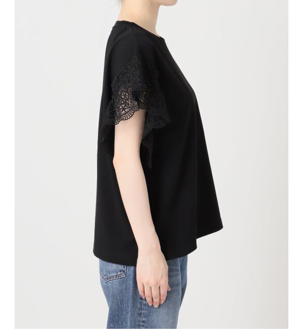 Spick and Span「《追加》ケミカルレーススリーブプルオーバー」|Tシャツ・カットソー|