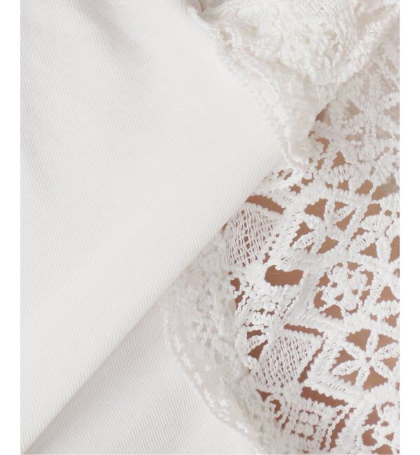 Spick and Span「《追加》ケミカルレーススリーブプルオーバー」|Tシャツ・カットソー|