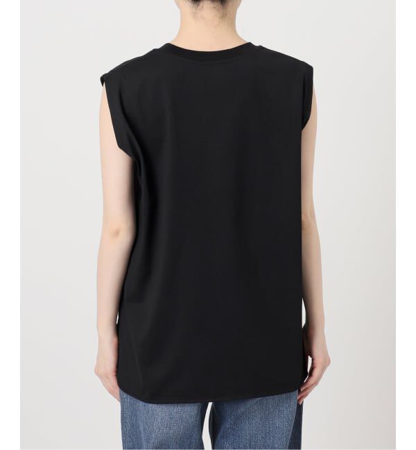 Spick and Span「《追加》汗染み防止ファインコットンノースリTシャツ」|Tシャツ・カットソー|
