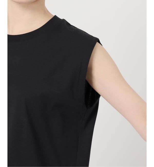 Spick and Span「《追加》汗染み防止ファインコットンノースリTシャツ」|Tシャツ・カットソー|