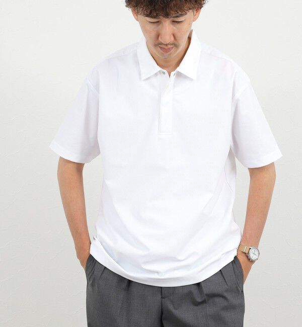 NOLLEY'S goodman「《ビジカジ対応》トリコットP/Oシャツ 26SS」|ポロシャツ|