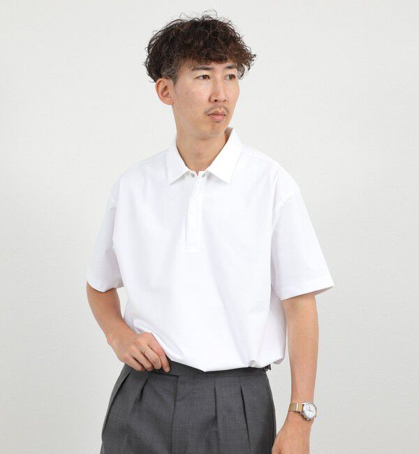 NOLLEY'S goodman「《ビジカジ対応》トリコットP/Oシャツ 26SS」|ポロシャツ|