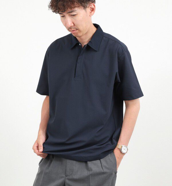 NOLLEY'S goodman「《ビジカジ対応》トリコットP/Oシャツ 26SS」|ポロシャツ|