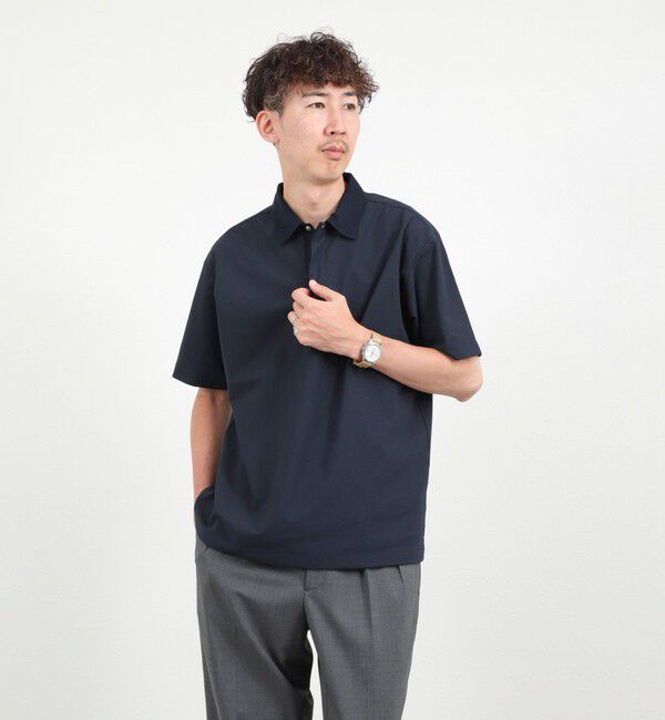 NOLLEY'S goodman「《ビジカジ対応》トリコットP/Oシャツ 26SS」|ポロシャツ|