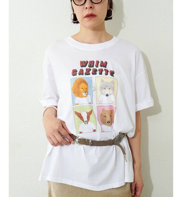  「【UNFORTUNATE PORTRAIT】別注WHIM TEE」|Tシャツ・カットソー|ホワイト