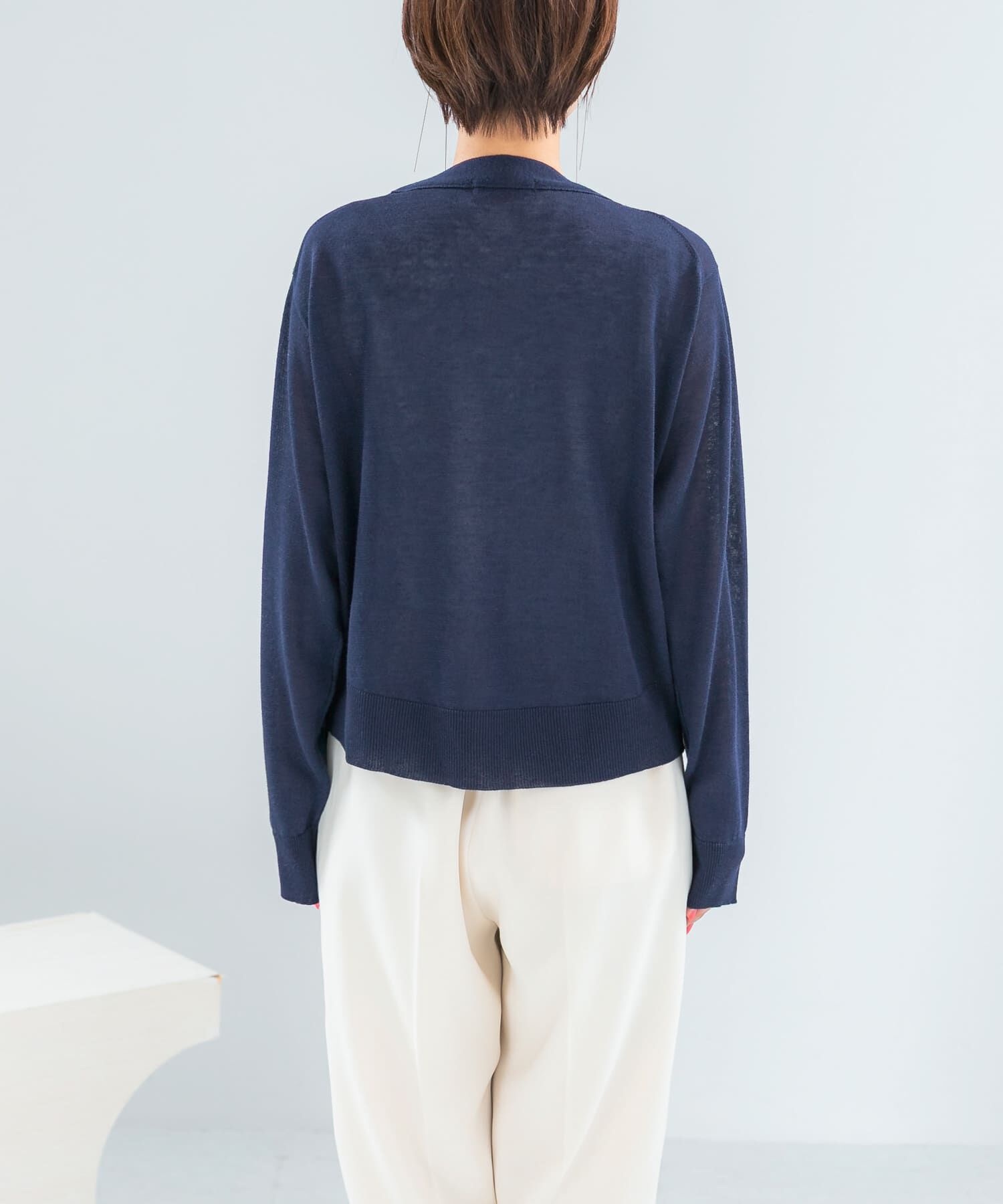 URBAN RESEARCH ROSSO「リネン混セミシアーカーディガン」|カーディガン|