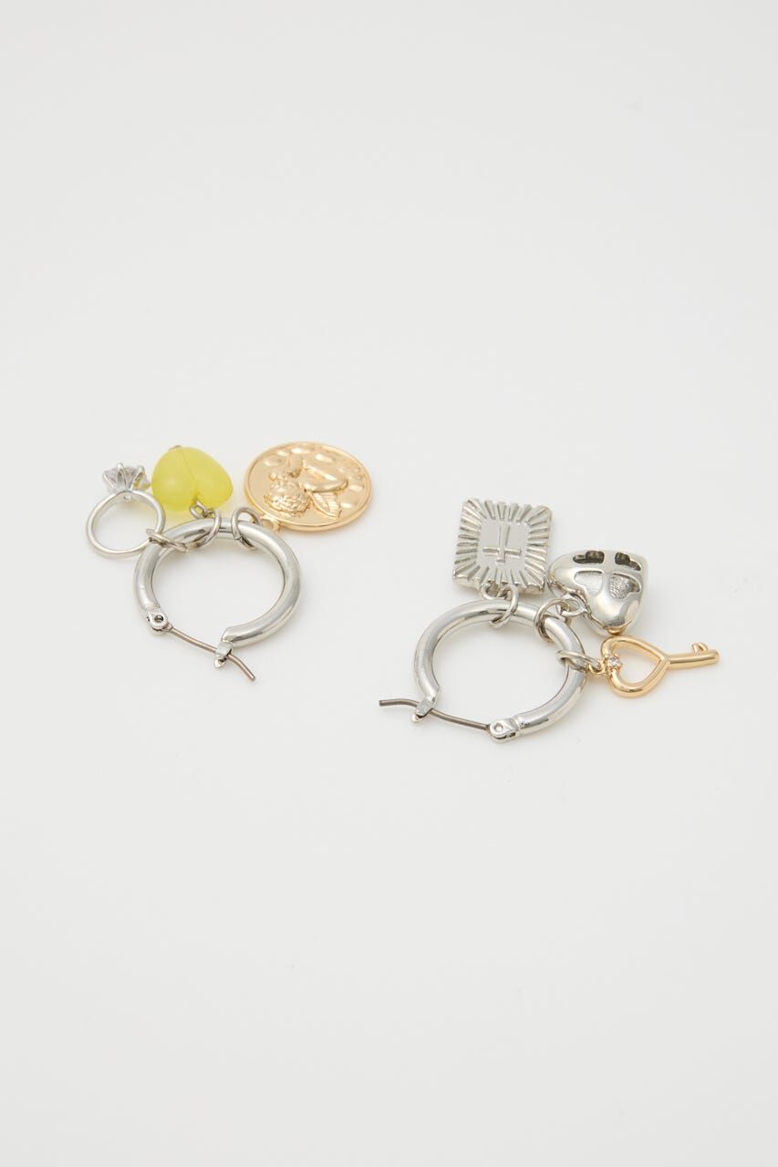SLY「HOOP CHARM ピアス」|ピアス|