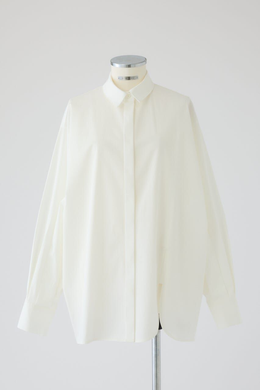 RIM.ARK 「Oversized asymmetry SH」|シャツ・ブラウス|WHT