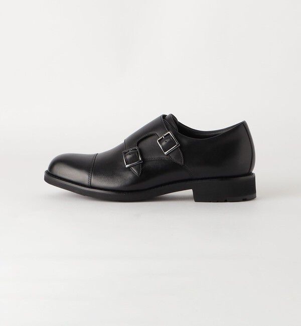 UNITED ARROWS green label relaxing「＜texcy luxe＞ダブルモンク GORE-TEX ドレスシューズ」|ビジネス・ドレスシューズ|BLACK
