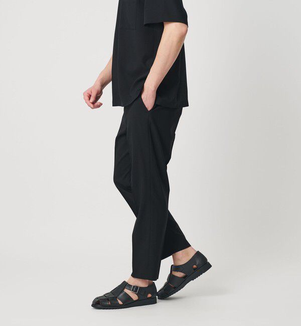 BEAUTY&YOUTH UNITED ARROWS「【WEB限定 WARDROBE SMART】 Reflax スキニー クロップドパンツ	」|スラックス|BLACK