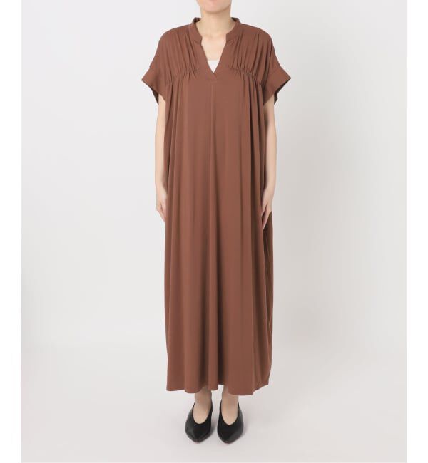 SLOBE IENA「《WEB・一部店舗限定カラーあり》スキッパーワンピース」|ワンピース|