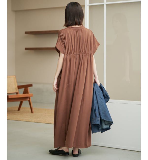 SLOBE IENA「《WEB・一部店舗限定カラーあり》スキッパーワンピース」|ワンピース|