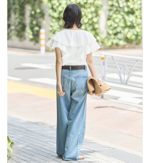 JOURNAL STANDARD「キョウネンコットンボイルフリル ブラウス」|シャツ・ブラウス|
