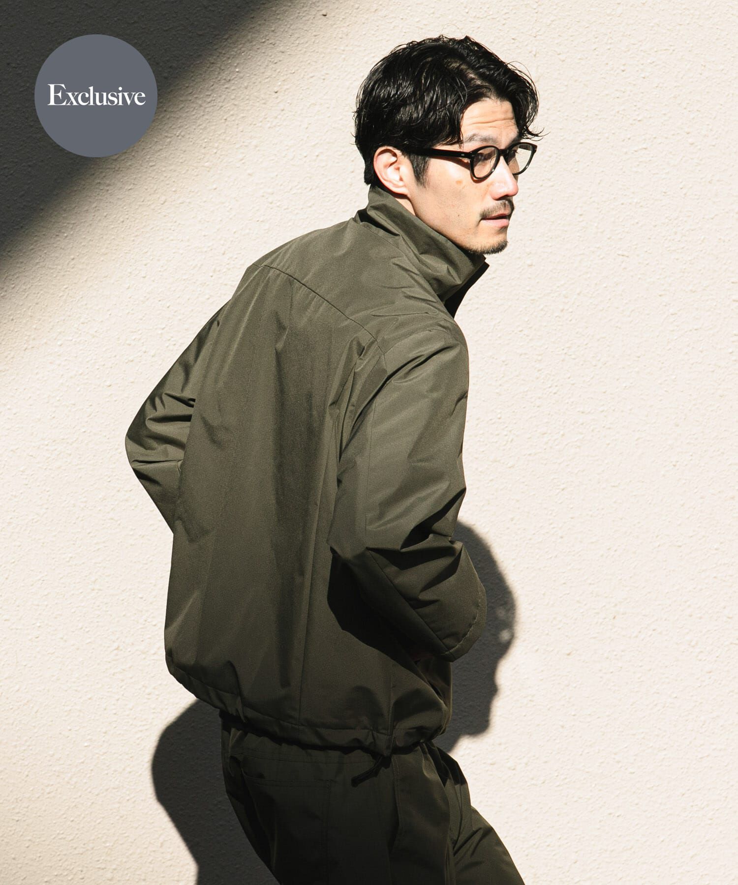 URBAN RESEARCH ROSSO「『別注』+phenix　WINDSTOPPER by GORE-TEX LABS スタンドブルゾン」|ブルゾン・スタジャン|カーキ