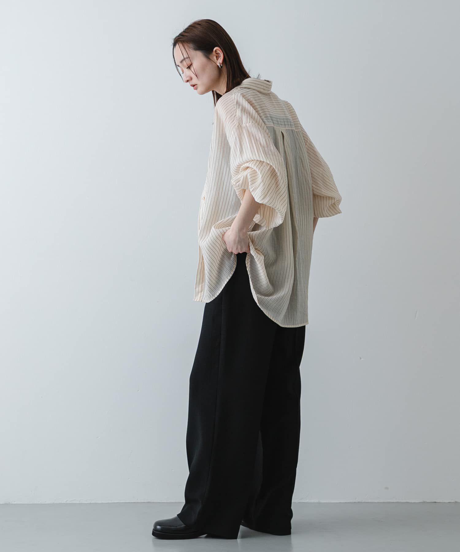 SENSE OF PLACE by URBAN RESEARCH「『一部WEB限定』『UR TECH DRYLUXE』リネンライクワイドパンツ」|その他|