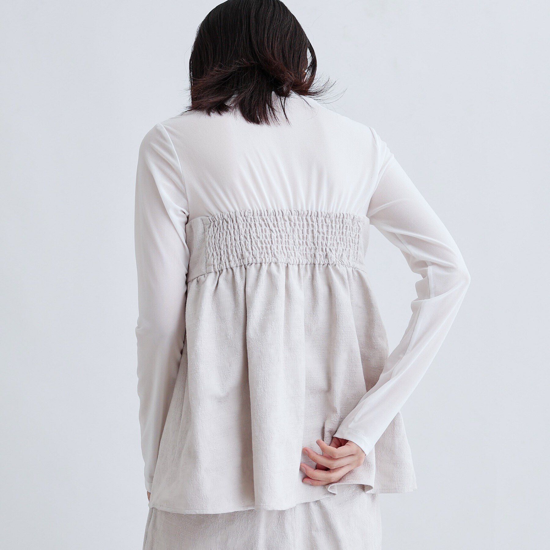 GALLEST「【セレモニー/セットアップ可能】フローラルジャカードトップス」|シャツ・ブラウス|