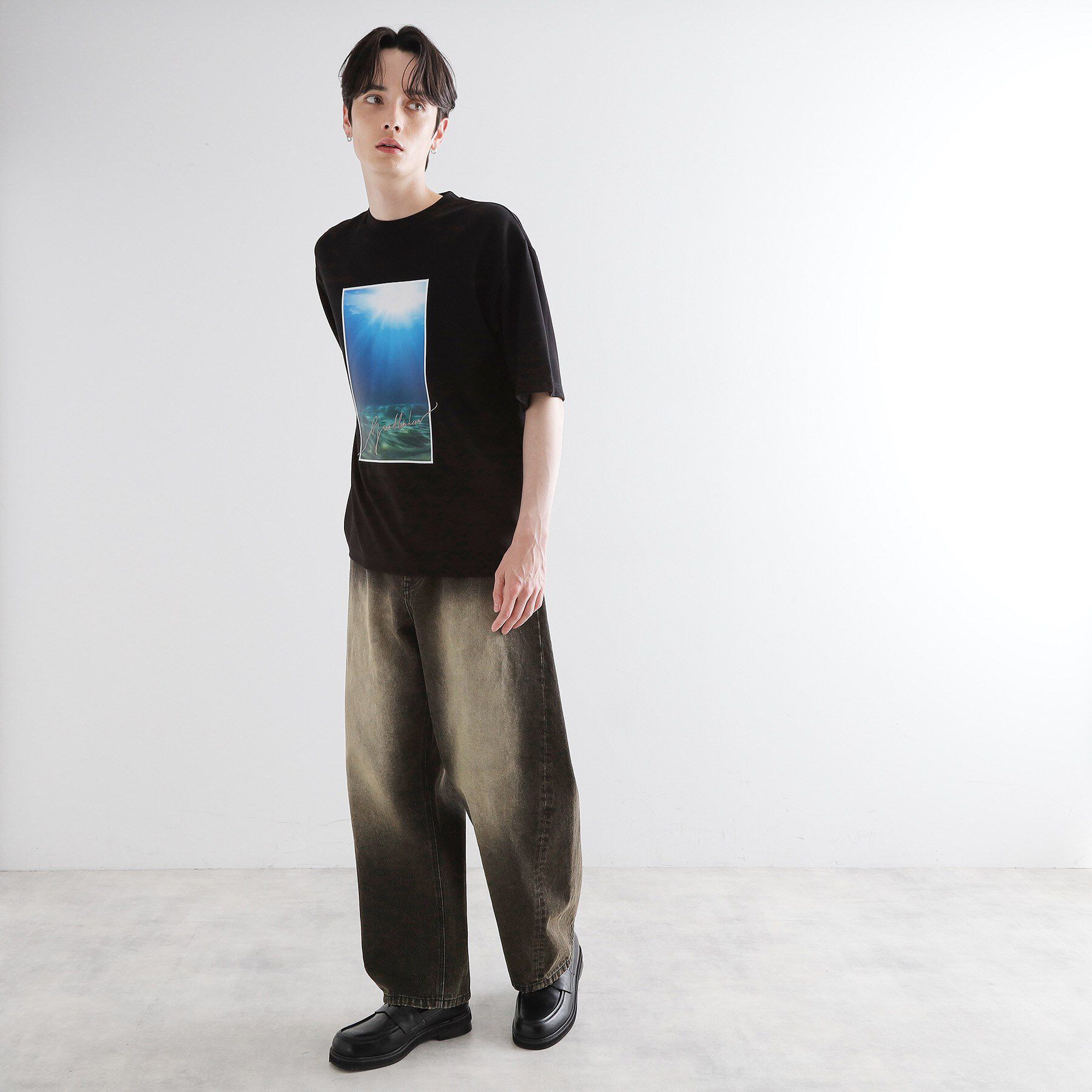 tk.TAKEO KIKUCHI「◆ハートグラフィックTシャツ」|Tシャツ・カットソー|