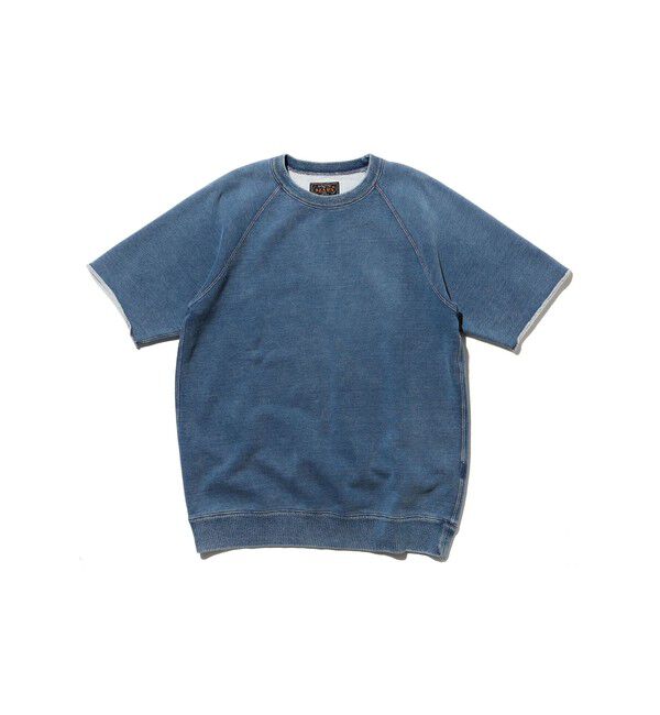 BEAMS PLUS「Sweat Short Sleeve Cut-Off Indigo」|スウェット・ジャージ|INDIGO